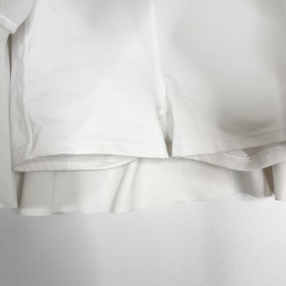 Athleta XSmall XS White Match Point Skort Tennis Run Golf Internal Shorts Pocket - Picture 5 of 12